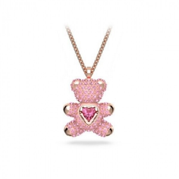 블링크,스와로브스키 Teddy Heart 로즈골드 목걸이 5642976