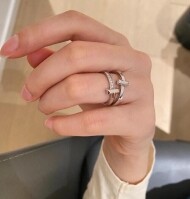 티파니 앤코 T1 링 반지 / TIFFANY & CO.